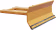 Produktbild: BAUER® SÜDLOHN Schneeschild SCH-L 1500 150 cm, 130 cm, lackiert, Stapleraufnahme, mit Gummischürfleiste