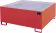 Produktbild: BAUER® SÜDLOHN Auffangwanne AW 1000, für 1 x 1.000 l-IBC, lackiert, feuerrot (RAL 3000), mit Gitterrost