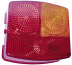 Produktbild: Hella® Lichtscheibe quadratisch, links/rechts, 95 x 90 mm, für Schlussleuchte