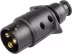 Produktbild: Herth + Buss Stecker 6 – 24 V, 3-polig, Schraubanschluss, mit Gummitülle