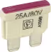 Produktbild: Herth + Buss Flachstecksicherung FKS-80, LF, Standard, 80 V, 25 A, natur, für Elektrofahrzeuge