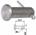 Technische Zeichnung: Industriehof® Bolzen 23,5 x 8 mm, Bohrung 2 mm für Agria, Carroy et Giraudon, Gutbrod, Rapid, RMV
