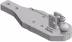 Produktbild: scharmüller Kugelbalken K80® 770 x 258 x 50 mm, für für Traktor Claas Arion 500, 600; Massey Ferguson 6000, 7000