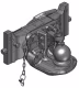 Produktbild: scharmüller Kugeleinsatz K80® 390/25/32 mm, Fendt grau, für Traktor