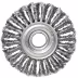 Produktbild: Weiler Stahl Drahtrundbürste 0,5 mm Draht gezopft 125 x 22,23 mm