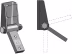 Technische Zeichnung: Industriehof® Winkelhalter 0 bis 180 °, 28, 33 x 10 mm, für Winkelmesser Grubberschare