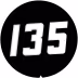 Produktbild: Typenschild MF135 (USA) für Traktor Massey Ferguson 135, 135 Petrol