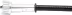 Produktbild: Traktormeterwelle 1.073 mm, 5/8 IG, 1/2 IG, für Traktor Massey Ferguson 35 Petrol, 135 Petrol