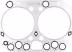 Set: Fendt Zylinderkopfdichtung für MAN-Motor Traktor Favorit 800, Favorit 900 Vario, Vario 900, Xylon