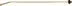 Produktbild: Birchmeier® Spritzrohr 50 cm Messing, gebogen, für Spritze Flox, RPD
