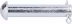 Produktbild: Splintbolzen, Ø 16 mm x 73 mm, verzinkt, für Bordwandscharniere