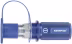 Produktbild: Kennfixx® Hydraulik-Handgriff blau -, BG 03, Stecker M 22 x 1,5 IG, Schlauch 1/2 IG