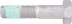 Produktbild: Fendt Sechskantschraube DIN 931, ISO 4014 M 16 x 2 x 70 - 10.9, mit Schaft, Stahl