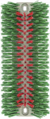 Produktbild: GÖBEL Kratzbürste 230 x 500 x 100 mm für Bullen, Kälber, Rinder, Pferde, Ponys, Schafe, Ziegen
