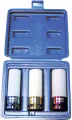 Produktbild: KUNZER Radmutterneinsatz-Satz Impact 1/2 SW 17/19/21, Länge 85 mm, 3-teilig