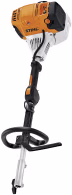 Produktbild: STIHL Benzin-Kombimotor KM 111 R mit Mähkopf-Vorsatz, orange-schwarzes Motorgerät mit Griff