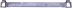 Produktbild: Rollbodenleiste 750 mm für Tebbe, Flachgliederkette 78,5 mm