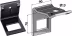 Technische Zeichnung: Industriehof® Zinkenhalter D 90 x 8 mm für Federzinken 60 x 12 mm, Passender Rahmen 60 x 60 mm