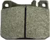 Produktbild: Bremsklotzsatz 89,75 x 73,5 x 15 mm, 4 St. Warnkontakt vorbereitet, für Traktor Mercedes-Benz MB-Trac, Unimog