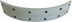 Produktbild: Bremsbelag 324 x 60 x 8 mm, 12 Bohrungen, für Traktor Deutz-Fahr, Eicher, Fendt, Schlüter