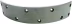 Produktbild: Bremsbelag 404 x 80 x 8 mm, 10 Bohrungen, für Bremse BPW, Knott