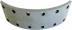 Produktbild: Bremsbelag 207 x 70 x 7 mm, 12 Bohrungen, für Fußbremse Traktor Deutz-Fahr Agroprima, Agroxtra, D 07, DX