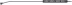 Produktbild: Strahlrohr ST-001 Edelstahl, 1.000 mm, Stecknippel KW 1/4 IG NPT