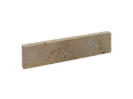 Bordstein Travertin Noce 8 x 25 x 100 cm