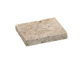 Terrasenplatte Travertin Silver 20,3 x 20,3 x 3 cm
