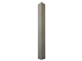 Zaunsäule Granit Dunkelgrau 15 x 15 x 160 cm