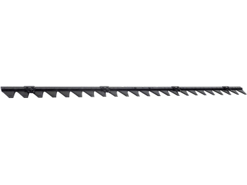 ESM Mähmesser 117 cm, Schwinghebelbalken, gewölbte Klingen, ohne Verstärkungsleiste, Klingen 23, für Aebi, Agria, BCS, Bucher, Carraro, Gutbrod, Holder, Irus, Rapid, Vogel & Noot ESM Mähmesser 117 cm, Schwinghebelbalken, gewölbte Klingen, ohne Verstärkungsleiste, Klingen 23, für Aebi, Agria, BCS, Bucher, Carraro, Gutbrod, Holder, Irus, Rapid, Vogel & Noot