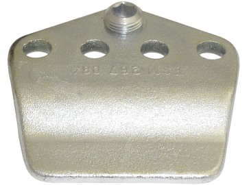 Messerhalter, für Agria, ESM, Bohrungen 5, fünfeckig, abgerundet, gesickte Löcher Messerhalter, für Agria, ESM, Bohrungen 5, fünfeckig, abgerundet, gesickte Löcher