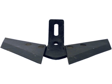 Frank Flügelschar, 350/370/420/450 mm, Abstand Bohrungen 45 – 75 mm, universal für Grubber Frank Flügelschar, 350/370/420/450 mm, Abstand Bohrungen 45 – 75 mm, universal für Grubber