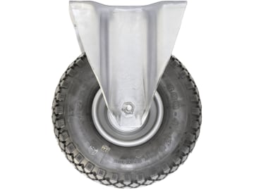 mefro Bockrolle Vollgummi, mit Anschraubplatte, Rollengröße 200/50-100, 327200 mefro Bockrolle Vollgummi, mit Anschraubplatte, Rollengröße 200/50-100, 327200