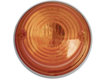 Hella® Blinkleuchte rund, links/rechts, Ø 80 mm, Befestigung Anbau; 2 x Schraube M 5, 2BA 001 259-611 Hella® Blinkleuchte rund, links/rechts, Ø 80 mm, Befestigung Anbau; 2 x Schraube M 5, 2BA 001 259-611