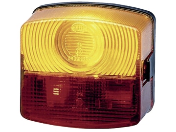 Hella® Schlussleuchte eckig, links/rechts, 95 x 85 x 54 mm, waagerecht; senkrecht, Schluss-, Brems- und Blinklicht Hella® Schlussleuchte eckig, links/rechts, 95 x 85 x 54 mm, waagerecht; senkrecht, Schluss-, Brems- und Blinklicht