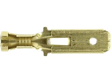 Herth + Buss Flachstecker 6,3 x 0,8 mm, Kabel 1 – 2,5 mm², Messing blank, mit Rastnase und Rastpunkten, 50 251 522 Herth + Buss Flachstecker 6,3 x 0,8 mm, Kabel 1 – 2,5 mm², Messing blank, mit Rastnase und Rastpunkten, 50 251 522