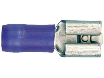 Herth + Buss Flachsteckhülse blau, 1,5 – 2,5 mm², Steckbreite 6,3 mm; Steckhöhe 0,8 mm, verzinnt; teilisoliert, 50 252 511 Herth + Buss Flachsteckhülse blau, 1,5 – 2,5 mm², Steckbreite 6,3 mm; Steckhöhe 0,8 mm, verzinnt; teilisoliert, 50 252 511