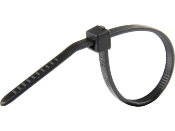 Herth + Buss Kabelbinder 300 x 4,7 mm, schwarz, 100 St., Verzahnung innen, witterungsbeständig, 50 266 496 Herth + Buss Kabelbinder 300 x 4,7 mm, schwarz, 100 St., Verzahnung innen, witterungsbeständig, 50 266 496