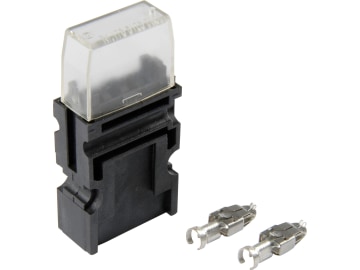 Herth + Buss Sicherungshalter, 80 V, 30 A, mit wasserdichtem Deckel, für Flachstecksicherungen "Standard", 50 300 059 Herth + Buss Sicherungshalter, 80 V, 30 A, mit wasserdichtem Deckel, für Flachstecksicherungen "Standard", 50 300 059