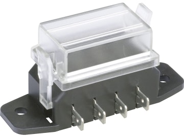 Herth + Buss Sicherungsdose 79 x 37 x 46 mm, 4-polig, Aufbau für Flachstecksicherungen "Standard", 50 300 424 Herth + Buss Sicherungsdose 79 x 37 x 46 mm, 4-polig, Aufbau für Flachstecksicherungen "Standard", 50 300 424