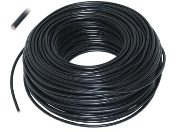 Herth + Buss Elektroleitung FLYY, 2 x 1,5 mm², schwarz, 25 m Spule, 51 274 248/00 Herth + Buss Elektroleitung FLYY, 2 x 1,5 mm², schwarz, 25 m Spule, 51 274 248/00