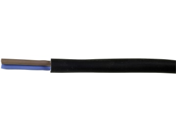 Herth + Buss Elektroleitung H05RR-F, 2 x 1,5 mm², schwarz, 50 m Ring, 51 275 528/00 Herth + Buss Elektroleitung H05RR-F, 2 x 1,5 mm², schwarz, 50 m Ring, 51 275 528/00