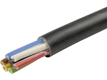 Herth + Buss Elektroleitung H05VV-F, 7 x 1,5 mm², schwarz, 50 m Ring, 51 275 678/00 Herth + Buss Elektroleitung H05VV-F, 7 x 1,5 mm², schwarz, 50 m Ring, 51 275 678/00