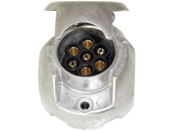 Herth + Buss Steckdose "N-Typ", 7-polig, 6 – 12 V, Schraubanschluss, Aluminium, ISO 1724 N-Typ, mit Nebelschlussleuchtenabschaltung, 51 305 145 Herth + Buss Steckdose "N-Typ", 7-polig, 6 – 12 V, Schraubanschluss, Aluminium, ISO 1724 N-Typ, mit Nebelschlussleuchtenabschaltung, 51 305 145