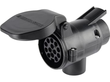 Herth + Buss Anhänger-Adapter 12 V Stecker 13-polig; Steckdose 7-polig, Länge 86 mm, 51 305 471 Herth + Buss Anhänger-Adapter 12 V Stecker 13-polig; Steckdose 7-polig, Länge 86 mm, 51 305 471