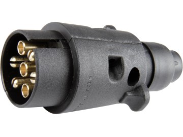 Herth + Buss Stecker 6 – 12 V, 7-polig, Schraubanschluss, Kunststoff, 51 305 527 Herth + Buss Stecker 6 – 12 V, 7-polig, Schraubanschluss, Kunststoff, 51 305 527