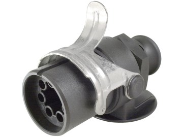 Herth + Buss ABS-Stecker 5-polig, 24 V, Crimpverbinder, mit Zugentlastung, gedrehten Kontakten, Trompetenkappe und Manteldichtung, 51 305 548 Herth + Buss ABS-Stecker 5-polig, 24 V, Crimpverbinder, mit Zugentlastung, gedrehten Kontakten, Trompetenkappe und Manteldichtung, 51 305 548