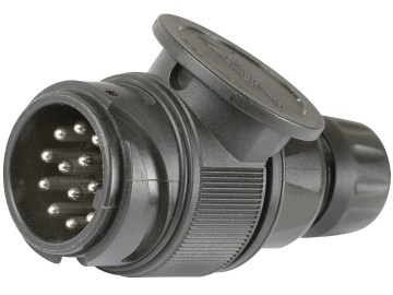 Herth + Buss Stecker 12 V, 13-polig, Schraubanschluss; Bajonett, Kunststoff, 51 305 630 Herth + Buss Stecker 12 V, 13-polig, Schraubanschluss; Bajonett, Kunststoff, 51 305 630