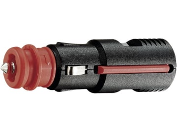 Herth + Buss Stecker 12 – 24 V, 1-polig, mit Buchse, Zugentlastung, Sicherung und grüner LED, Schraubanschluss, für Zigarettenanzünder, 51 306 063 Herth + Buss Stecker 12 – 24 V, 1-polig, mit Buchse, Zugentlastung, Sicherung und grüner LED, Schraubanschluss, für Zigarettenanzünder, 51 306 063